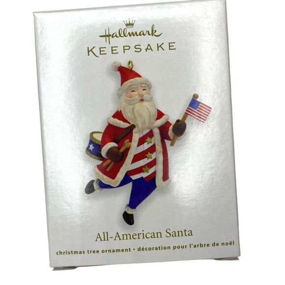 All American Santa Hallmark Keepsake Ornament - Picture 1 of 4